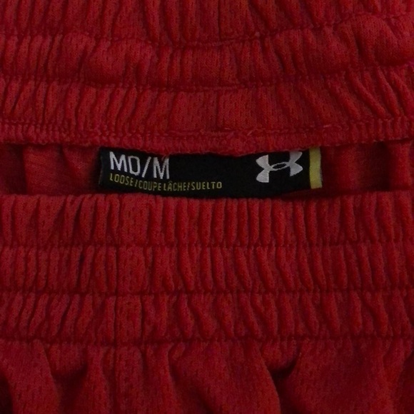 Under Armour Red Athletic Shorts - Picture 3 of 3